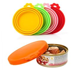 In Stock High Quality Silicone Lid For Cans Reusable Seal Cover For Dog Cat Food Storage Water Feeding Bowl Lids Portable Pet Supp1013253