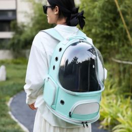 Bags High Quality Astronaut Travel Carrying Transport Bag Space Capsule Transparent Pet Backpack Carrier For Cat Dog