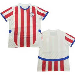 24-25 Paraguay home Soccer Jerseys Customized Thai Quality yakuda 's store custom jerseys Football wear wholesale popular dhgate Discount