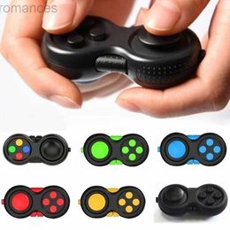 Decompression Toy 1Pcs Fun Game Handle Decompressor Anti Anxiety Colour Gyroscope Decompression Infinite Cube Finger Movement Creative Toy d240424