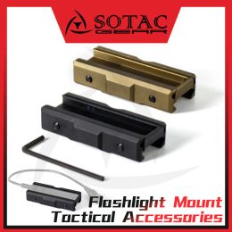 Lights SOTAC CD Style Tape Button Switch Rail Mount Pressure Pad for M300 M600 M600DF SF Tactical Light Fit 20mm Rail