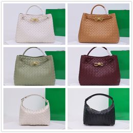 2024 Designer Bag Totes Bags Handbags Woman Clutch Bag Real Leather Braid Fashion Black White Brown Green Burgundy Khaki Large Beach Bags Weekender Travel Lady Bag