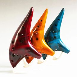 Instrument Professional Ocarina 12 Tones Alto C Ceramic Ocarina Musical Instrument With Protective Bag Ocarina Music Instrument Accessories