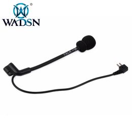 Accessories WADSN Tactical Mic Parts Microphone For comtac ii Talkback COMTAC Series Headset Update Mic Kit WZ014 Headsets Accessories