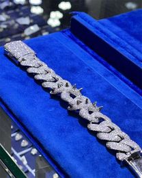 Custom 925 Sterling Silver Infinity Diamond Bangle Bracelet Rapper Hiphop Jewelry Iced Out Bracelet