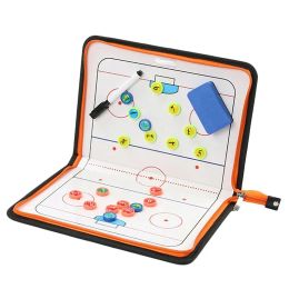 Hockey Portable Ice Hockey Coaching Board Tactical Clipboard Coach's Game Trainer Guiding Board Ice Hockey Tactics Magnet Clipboard