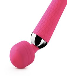 Super Powerful Rechargeable Clit Vibrator Massager Wand Adult Sex Toy for Women Y18908049728706