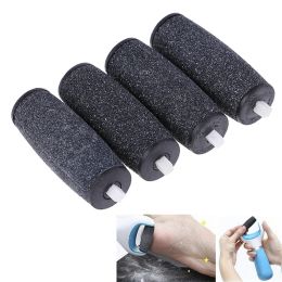 Massager 4Pcs Replacement Roller Heads For Velvet Smooth Foot File Pedicure Machine Dead Skin Callus For Scholls Remover Callus