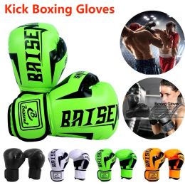 Boxing Kick Boxing Gloves for Men Women PU Leather MMA Sanda Training Gloves Karate Muay Thai Kickboxing Fighting Gloves for Adult Kids