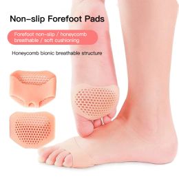 Tool Silicone Metatarsal Pads Toe Separator Pain Relief Antislip Foot Pads Orthotics Toe Corrector Insoles Forefoot Women's Socks