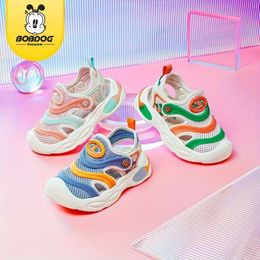 BOBDOG House Girl's Trendy Close Tope Breathable Sandals, Comfy Non Slip Durable Beach Water Shoes for Kid's Outdoor Activities BM32281