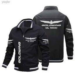 Men's Jackets 2023 Autumn/Winter Fashion Printed Bomber Jacket Baseball Set Mens Racing CoatL2404