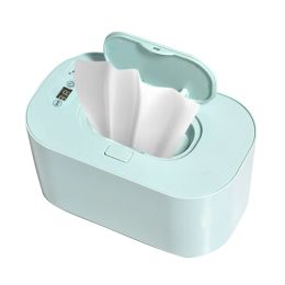 Sweaters Baby Wipe Warmer with Digital Display Large Capacity Baby Wet Wipes Warmer Dispenser Usb Powered Temperature Heating