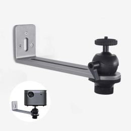 Parts Wall Mount Projector Stand Sturdy Durable Aluminium Alloy Metal Bracket Multiangle Adjustable Compatible with Most Projectors