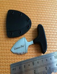 mini URBAN PAL 43LS Pocket knife 420 steel serrated fixed blade camping hiking gear rescue Tactical knives2366215