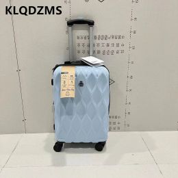 Luggage KLQDZMS 20"24"26 Inch New Suitcase Antiscratch Trolley Case Ladies Boarding Box Men's Travel Bag with Wheels Rolling Luggage