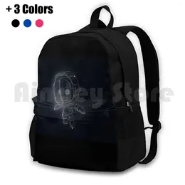 Backpack Kerbal Outdoor Hiking Riding Climbing Sports Bag Space Game Steam