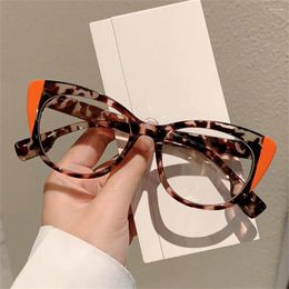 Sunglasses Cat Eye Glasses Anti Blue Light Blocking Women Vintage Uv400 Eyewear Flower Frame Eyeglasses