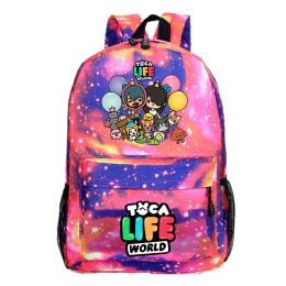Bags Kids Toca Life World Backpack School Bag Boys Girls Cartoon Bookbag Children Schoolbag Students Knapsack Toca Boca Cute Backpack