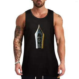 Men's Tank Tops Sailor Nib (Fountain Pen) Top T Shirts Man Sexy?costume Male Clothes