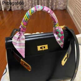 Designer Bag Womens Shoulder Bags Imported Box Leather Bag Black 252832 Gold and Silver Buckle in Stock Exquisite Large