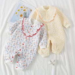 One-Pieces Soft Baby Girl Clothes Cotton Autumn and Winter Newborn Romper Cute Girl Bodysuit Warm Boy Clothes Babies 0 to 12 Months