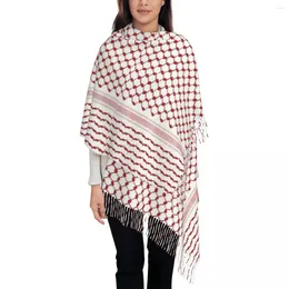 Scarves Arabic Kufiya Hatta Traditional Keffiyeh Pattern Scarf For Women Winter Fall Cashmere Shawl Wrap Long Lightweight