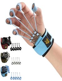 3 Levels Resistance Bands Hand Grip Set Strengthener Exerciser Kit Finger Stretcher Speed Up Rehabilitation 204060lbs 2207133640670