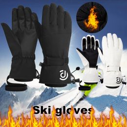 Gloves 1Pair Men Women Winter Ski Gloves Waterproof Breathable Snowboard Gloves Motorcycle Riding Thermal Mittens Snow Keep Warm Gloves