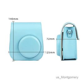 Camera bag accessories For Fujifilm Film Camera Bag with Shoulder Strap for Instax Mini 11 Camera Case PU Leather Soft Silicone Cover Bag