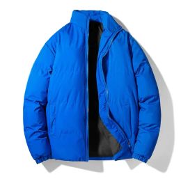 Projektant męskiej kurtki Odwracalny płaszcz do noszenia męski Klasyczny swobodny moda na zewnątrz zimowe płaszcze zdejmowane czapkę wiatroodporne ciepło B3