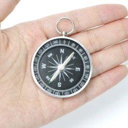 Compass Portable Compass Key Chain for Outdoor Camping Lightweight Aluminium Compass Trekking Hiking Survival Compass