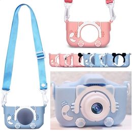 Kids Camera Protective Cover Case Children Silicone Shell Cute Cartoon Toy Child Outdoor Pography Camera Cover 240422