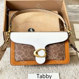 Tabby Designer Coache Bag Tote Bag Luxury Women Shoulder Bags Top Quality Multu-color Bag with Chains Fashion Litchi Leather Bag 564