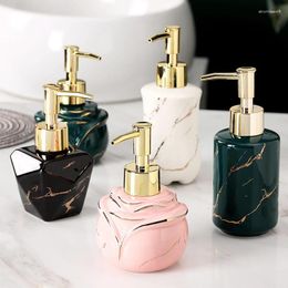 Liquid Soap Dispenser Ceramic Lotion Bottle Decorative Hand Sanitizer Disinfectant Rectangular Tray