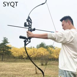 Arrow 40/50 Lbs Left and Right Hand Archery Reverse Bow Aluminium Alloy Handle Outdoor Hunting Field Shooting Training Special Bow