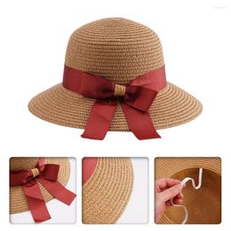 Wide Brim Hats 1pcs Folding Straw Hat Women Summer Screen Beach Travel Floppy Uv Cap C4f6