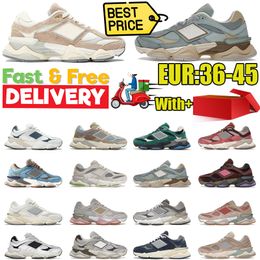 With box New running shoes sneakers designer shoes men women Black Castle rock Blue Haze Sea Salt Stone Grey mens trainers sports sneakers free shipping 36-45