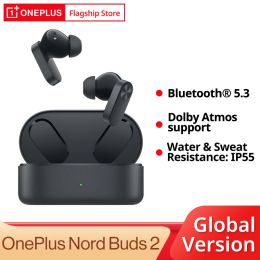 Headphones OnePlus Nord Buds 2 Bluetooth 5.3 Dolby Atmos Support Water & Sweat Resistance IP55