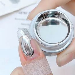 1 Jar Silver Mirror Metallic Nail Gels Polish UV Soak Off Paint Gel Polish Flower Drawing Gold Superbright Nails Lacquer UV Gel 240423