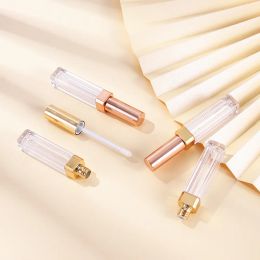 Bottles 10/30/50pcs High Class Rose Gold Lip Gloss Container,plastic Oil Refillable Tube, Empty Cosmetic Liquid Lipstick Storage Bottle
