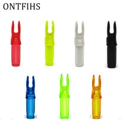 Darts 100Pcs Computers Many Archery Outdoor Compound Bow Fittings 6.2 mm Arrow Tail Sleeve Transparent White A217 Hunting