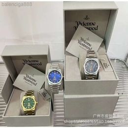 Designer Vivianes Westwood Vivienne Kaiser Witwe Vivienne Little Blue Watch Quarz Saturn Watch Key Anhänger Little Red Watch