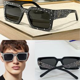 Designer luxury square sunglasses Purely handmade Frame with diamond Party personalized travel sunglasses fashion square sunglasses Z2396 2396