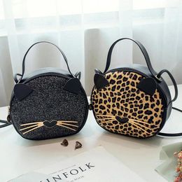Totes Cartoon Fashion Shopper Bag For Woman Shoulder Messenger Vintage Ladies Small Purse PU Handbags Mini Cute Luxury Square Bags