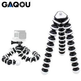 Tripods GAQOU Large Size Flexible Tripod Stand Mini Gorillapod Monopod Octopus Tripode for Gopro Digital Camera Canon Nikon Mobile Phone