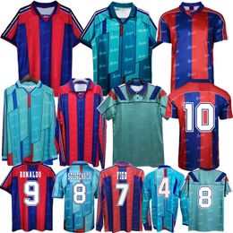 1992 1995 1996 1997 GUARDIOLA retro soccer jerseys 95 96 97 home away RONALDO FIGO STOICHKOV ROMARIO LUIS ENRIQUE DE LA PENA vintage old classsic shirts