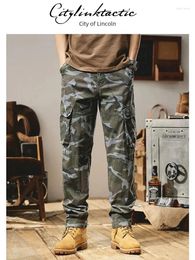 Men's Pants Citylink TacTic Camouflage WorkWear In Spring 2024 Style With Ankle Cuffs And Large Pockets Cropped For Men