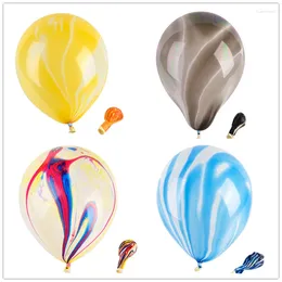 Party Decoration Agate Latex Ball 10/12 Inch 3.2gThick Color Cloud Balloon Wedding Festival Birthday 10PCS