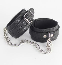 Handcuffs Sex Leather Wrist Cuffs Bondage Gear BDSM Toys Adult Adjustable Hand cuffs Femdom Sex Slave Fetish Bondage Restraints Pr4804791